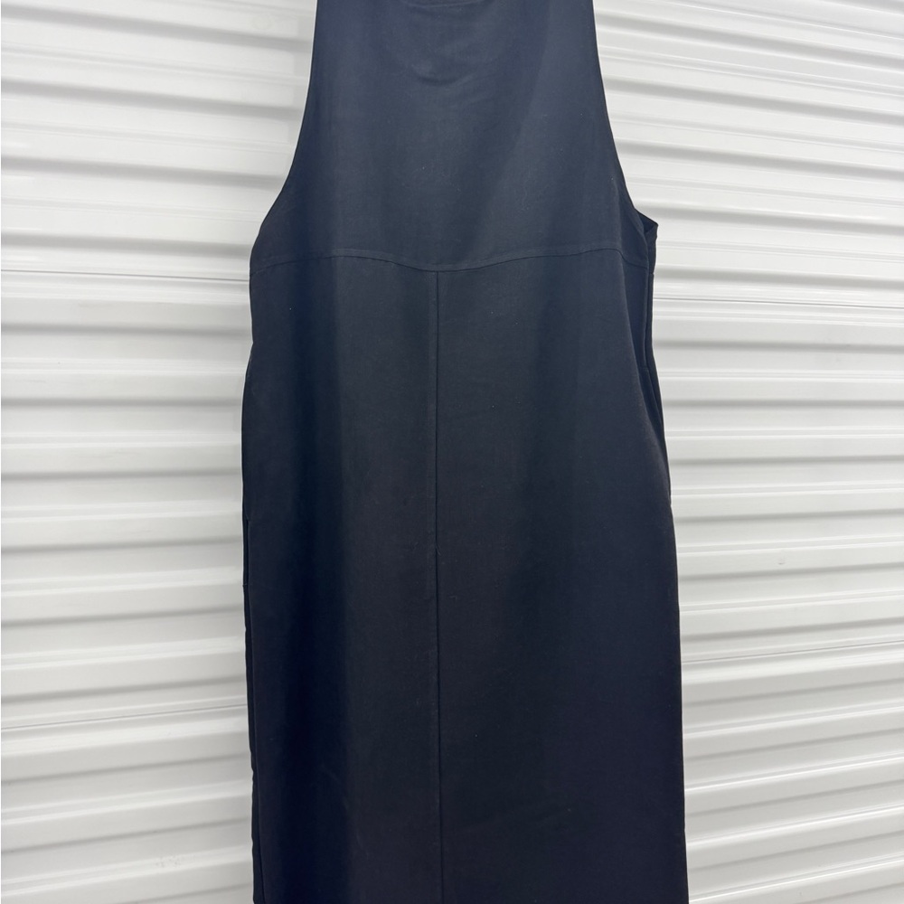 Vintage Black Coverall Dress